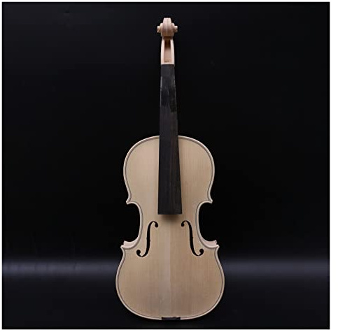 Geige Unfertige Violine 4/4 Volle Größe Weiß Violine Ahorn Fichte Holz Handgemachte Violin Kit Violine