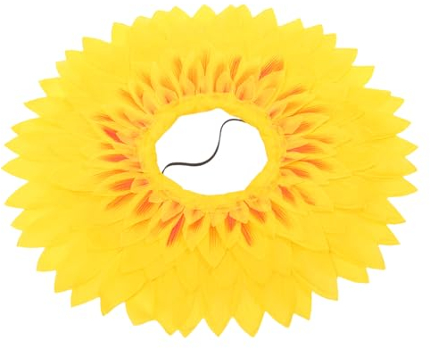 UPKOCH Sonnenblumen-gesichtsabdeckung Stirnband Für Kleinkinderfeste Stirnbänder Sonnenblumen-stirnband-kostüm Stirnband Für Kinderfeste Sport-stirnband Narzisse Erwachsener Kleine Haube