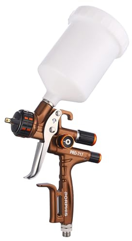 PORPHIS PRD-717 1.3mm Split Nozzle Paint Spray Gun Brown