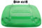 Sosoport Couvercle De Poubelle Dextérieur 50 L Accessoire De Poubelle Couvercle De Remplacement Pour Hôpitaux Parcs