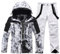 ALSOGO Skianzüge Für Herren 2-teiliger Snowboard Sets Wasserdicht Winddicht Winter Warme Ski Jacke und Hosen Set Zum Skifahren Snowboarden Klettern