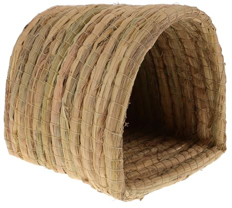 COSMEVIVI Woven Nest for Hamsters Pigeons Small Animals Bedding Chicken Sleep Nest Barley Hamster House