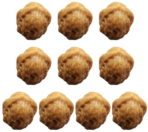 JSGHGDF Künstliche Walnuss-Früchte, künstliche Walnuss-Simulation, künstliche Walnuss-Dekorationen, gefälschte Früchte, Modellfotografie