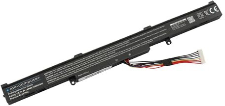 IPC-Computer Akku kompatibel zu Asus VivoBook Pro N752VX, ROG GL752VL, Strix GL553VW - A41Lk5H mit 49Wh