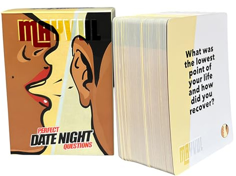 MAYVUL Night Conversation Card Game | Perfect Date Night Questions | Family Game Night | Date Night Edition | Transform Your Date Night with Thoughtful Questions for Couples and Families