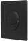 Toilet Flush Actuator Plate, Toilet Cistern Replacement Parts Compatible with Grohe Skate Air, Water-Saving, 2 Quantity and Start & Stop Operation (Black)