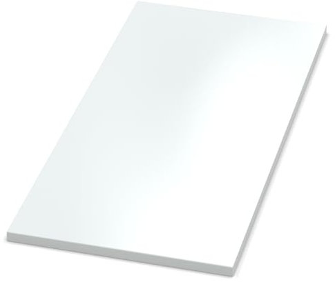 AUPROTEC Tablero de madera aglomerada decorativa de 19 mm, 1000 x 600 mm, con borde ABS de 2 mm, 100 x 60 cm
