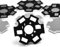 CHANZON 25pcs 1W 3W 5W LED Disipador de calor (2 pines negro) Placa base de aluminio PCB 20 mm Estrella DIY Disipador de calor Refrigeración para chips LED COB de alta potencia Cuentas de 1/3/5 Watt