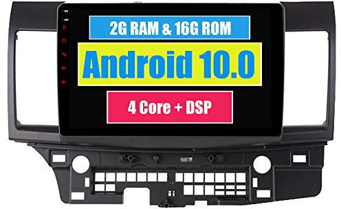 RoverOne Auto GPS Navigation für Mitsubishi Lancer 10 EVO GaLant Fortis Ispira X mit Android Autoradio Stereo Radio Multimedia Bluetooth DSP Mirror Link