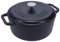 Victoria Horno Holandés Inducción Hierro Fundido Esmaltado 25cm, Cocotte 3,8L, sin PTFE ni PFOA, Apto para Fuego, Barbacoa, Horno, Vitrocerámica, Gas