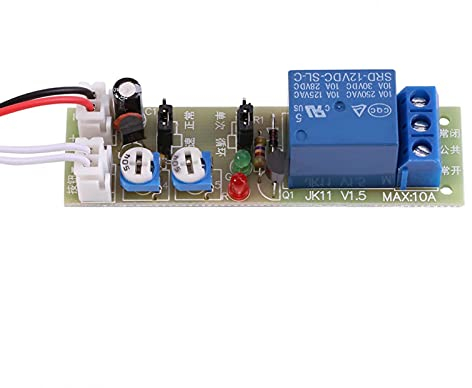 Temporizador de Ciclo Ajustable Retardo On/Off Interruptor Relé de Temporizador de retardo DC 12V 0-60 Minutos Ajustable