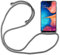 Hülle Kompatibel mit Samsung Galaxy A20e | Handykette Smartphone Halskette Hülle mit Band | Handyhülle mit Kordel zum Umhängen Kompatibel für Galaxy A20e | Grau