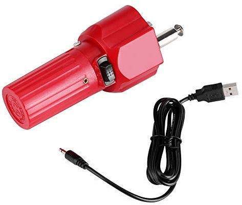 DC 5V Grillmotor Elektrische BBQ Grill Rotierenden Motor Elektro-Grillmotor Motorwerkzeug Zubehör mit 1 m USB-Kabel für Grill, Grill, Picknick, 4,2 U/min
