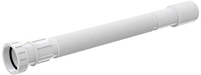AlcaPlast A750 Rallonge de siphon flexible pour lavabo 5/4 350-800 mm