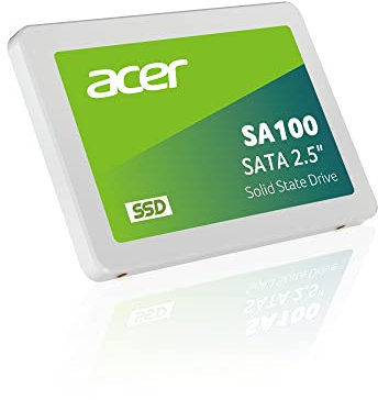 acer SA100 2.5 Inch SATA III SSD 960GB, Up to 560 MB/s, Internal Solid State Drive for Laptop and Desktop PC Upgrade - BL.9BWWA.104