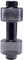 ABOOFAN Hantel-Sport-Wasserflasche aus Kunststoff, niedrige Temperatur, Wasserflasche für Sport, Fitness, Schwarz