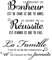2pz Adesivi Murali da Parete Famiglia Frasi in Francese Le Secrect e La Famille Decorazione per Casa Soggiorno Camera da Letto DIY Wall Stickers