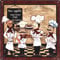 Blechschild Köche Bon Appetit 30 x 30 cm Geschenk-Idee aus Metall Vintage-Design zur Dekoration