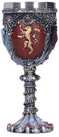 Medieval Dragon Goblet, Stainless Steel Resin Chalice Beer Mug Unique Halloween Wine Glass Party Gift Game Drinking Cup Merchandise Vessel Themed Decoration for Cocktail Coffee Whiskey Liquor Scotch