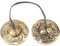 Tingsha Becken, Tibetische Zimbeln Yoga Meditation Becken Glocke 6,5 cm Handgefertigte Meditation Glocke Buddhistisches Percussion Instrument