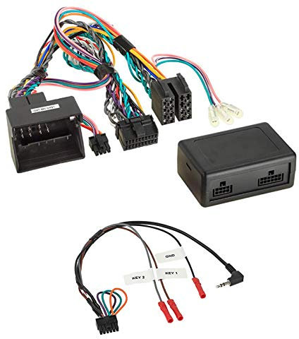 Lenkradfernbedienung Adapter Interface LFB Multi-Anschluss passend für Citroen C3 I 2006-2016 mit PDC kompatibel mit verschiedenen Autoradios