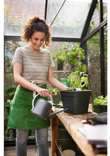 elho Green Basics Anzuchttopf Quadrat Allin1 20 - Blumentopf für Züchten - 100% recyceltem Plastik - Ø 19.5 x H 16.5 cm - Grün/Laubgrün