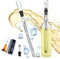 Enfriador de Botellas de Vino, Darryy 3 en 1 Enfriador de Vino, Accesorios de Vino, Enfriador de Botellas de Acero Inoxidable con Decantador, Palo de Aireador y Tapón, Regalar para Hombre y Mujer