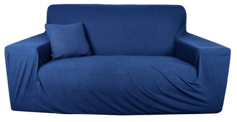 Pino Products wasserdichte Sofa Überzug - Couch Überzug Mit Auslaufsicherem Schutz Für Kinder, Haustiere, Hunde Und Katzen - 2-sitzer-sesselabdeckung Sofa Überwurfdecke Set - Anti-Rutsch-Sofa Überzug