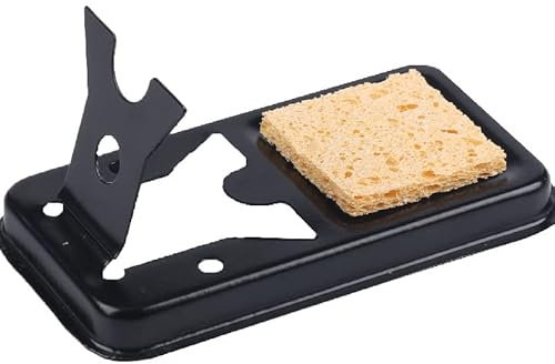 Electric Soldering Iron Stand Holder Metal Support Station with Solder Sponge Soldering Iron Frame Small and Simple Y-Type