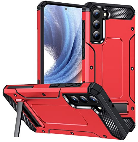 BAIDIYU Coque pour iPhone 7 Housse, Absorption des Chocs, La Conception à Double Couche TPU + PC Convient à l'édition du Ventilateur iPhone 7.（Rouge）