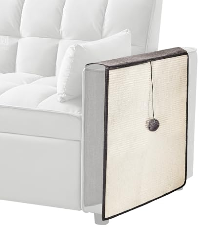 Nobleza Rascador de sofá para Gatos, Alfombrilla Rascador para Gato, Afilador de Uñas de Sisal para Mascotas Protector para Esquina de Sofá o Sillón
