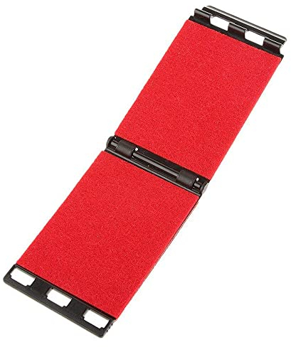 Gitarrensaiten-Reiniger Tragbarer Gitarren-Griffbrett-Reiniger Schneller Saiten-Reiniger Wartungspflege-Reinigungswerkzeug für elektrische und akustische Bass-Saiten-Instrumente (rot) Praktisch und pr
