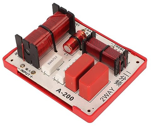 Crossover de Altavoz de Bidireccional de Alta Potencia de 180 W, Diseño de Circuito de Bricolaje con Agudos Claros y Graves Intensos para de Sonido