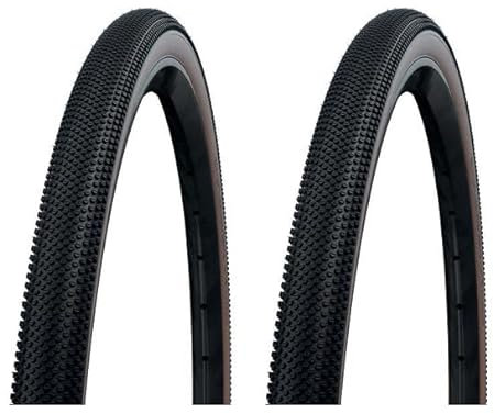 Set 2 Stück Schwalbe G-ONE Allround Fahrradreifen Faltreifen 28 x 1.70 45-622 HS473 schwarz/Bronze