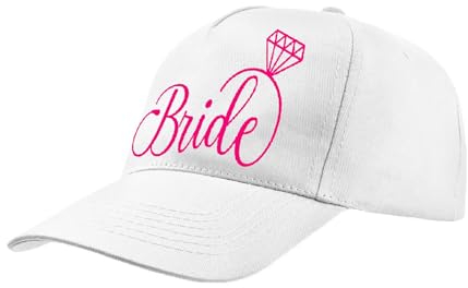 Mr. Gadgets Casquette avec Visière Adieu au Nubilé-Mariée et Amies de la Mariée-Équipe Bride -, Bride, Taille Unique