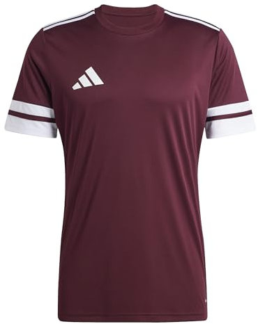 adidas Herren SQUADRA25 Jersey Short Sleeve, Team Maroon 2/White, 3XL
