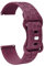 Generic Silikon Armband für Withings Move/Move ECG, 18mm Wasserdichte Weiche Ersatzriemen, Weiches Silikon Ersatzarmband Uhrenarmband Sportarmband für Damen Herren, Rotwein