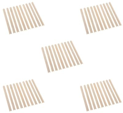 Balsaholzformen, 10 Stück, 100 mm, zum Selbermachen, Modellieren, Basteln, unlackiertes Holz, 5 Stück