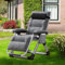 Ryuhic Gartenstühle Klappbar Relaxsessel Hochlehner, 200KG Belastbar Gartenliege Relaxliege Sonnenliege Liegestuhl, Verstellbare Balkonstuhl Klappliegestuhl Zero Gravity Chair mit Kissen