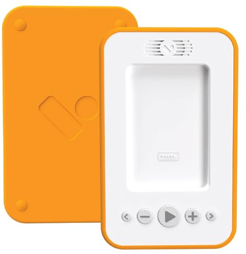 Voxblock Kids Audio Book Player | Orange Bumper | No Apps & No Wifi Needed | Portable & Screen Free Audiobook Player with Hundreds of Audiobooks Available