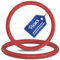 VIOKS 2x O Ring Dichtung 43mmØ Ersatz für DeLonghi 5332149100 Gummidichtung Rund - O Ringe Gummi Dichtungsringe Set für Brühgruppe - Gummi Dichtungen Set für EAM ECAM ESAM Kaffeemaschine Kaffeeautomat