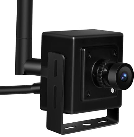 MWRCTV 5MP Mini Support 2.4G/5G WiFi Security Indoor Wireless Camera for Home Security 3.6mm Wide Angle Lens With Metal Shell One-Way Audio Motion Detection Including a 64G Micro SD Card for NVR RTSP