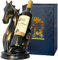 YINGAVERSAI Weinflaschenhalter, Weinregale, Tischplatte, Pferdestatue als Zuhause, Küche, Weinkeller, dekorativer Aufbewahrungs-Organizer, Pferde-Skulptur, Pferdedekoration, Pferde-Geschenk für