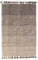 Home4You Handwebteppich Wohnzimmerteppich Webteppich - Baumwollmischgewebe - Braun - mit Farbverlauf und Quasten - 140x200 cm