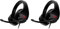 HyperX Cloud Stinger, Cuffie da Gaming, Connessione Cablata a 3,5 mm, Audio Immersivo, Telaio in Acciaio, Cuscinetti in Memory Foam Rivestiti in Similpelle, Adatto per PC e Console, Nero/Rosso