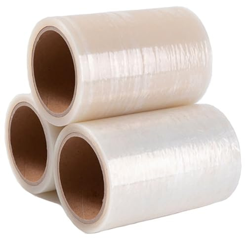 Rollos de recambio de película desechable para cubierta de zapatos para máquina dispensadora automática, 5.9 pulgadas de ancho, membrana de repuesto para zapato, para limpieza y protección