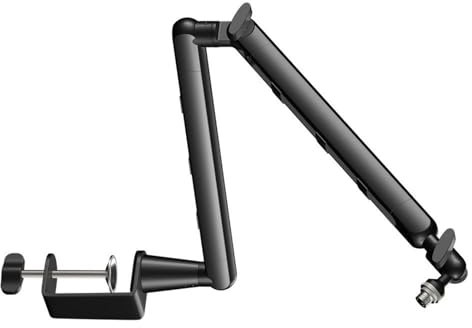 Professional Microphones Boom Arm Stand With Hiddens Cable Management For Clean Microphones Arm Stand