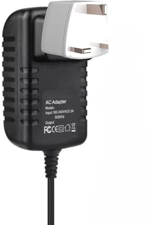 K89urty 12V AC/DC Adapter for ASUS RT-BE58U WiFi 7 BE3600 AiMesh Extendable Router 12VDC DC12V 12volt 12.0 Volts Power Supply Cord Wall Plug Charger Cable PSU Mains