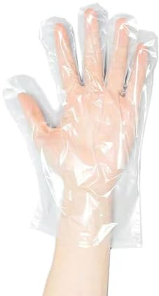 NOVAGO- lot de 1000 Gants basiques plastiques transparents et jetables