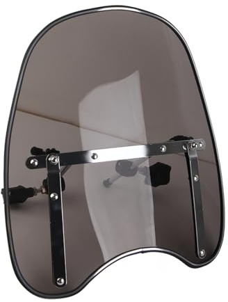 Acouto Parabrisas de Motocicleta 22-25 Mm Montaje en Manillar Deflector de Viento ABS para y Muchos Parabrisas de Intrusos Mo Universal de Motocicleta Pantalla de Viento Accesorio de Conducción